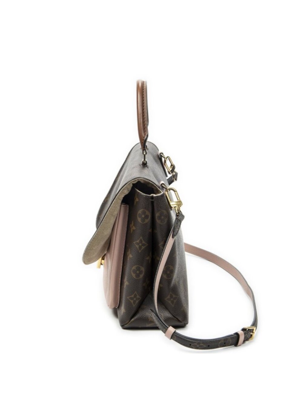 Louis Vuitton Marignan Messenger Brown Pink Monogram Canvas - Picture 3 of 10